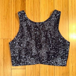 Lululemon Reflective Crop Top - size 8 - like new!